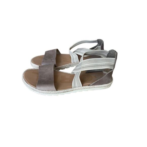 Sorel Womens Tan Khaki Open Toe Ella II Gore Criss Cross Strap Sandals Size 10 - Picture 10 of 11